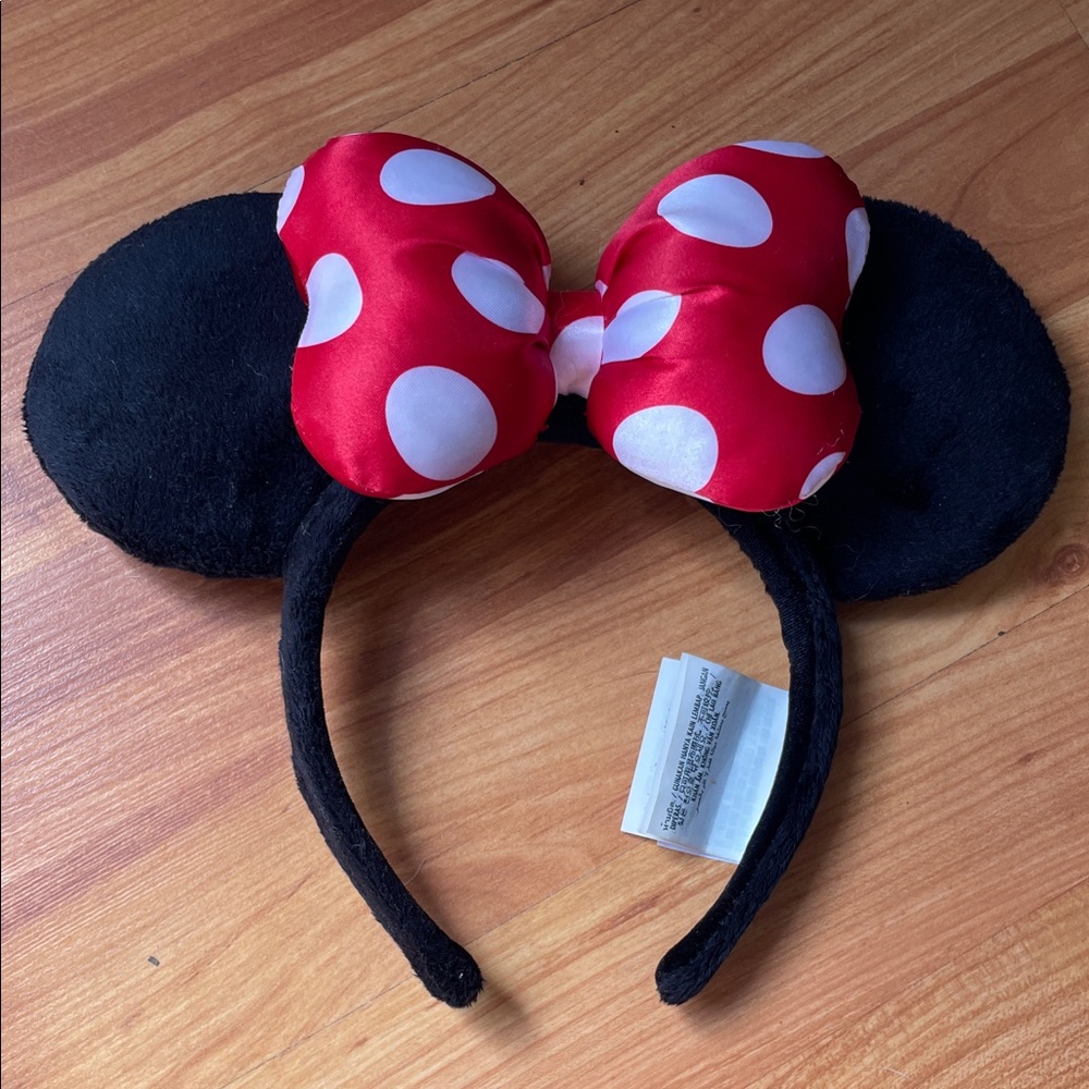 Disney Red and white polka dots Mickey Mouse Ears Headband